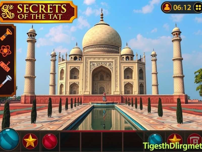 Secrets Of The Taj visual showcasing Taj Mahal environment